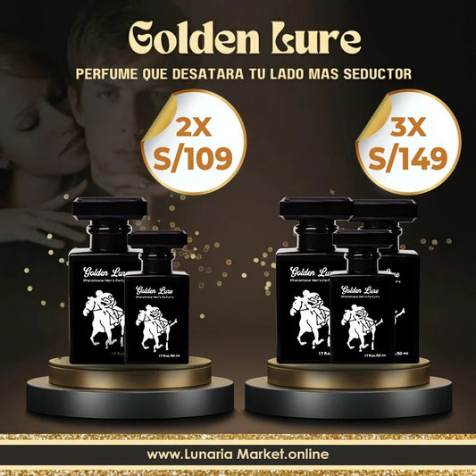 Perfume Golden Lure - La fragancia que te hace irresistible [ORIGINAL]⭐ | ENVÍO GRATIS